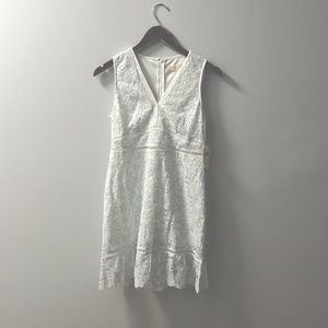 𝅺NWT Altar’d State Blue and White Lace Sleeveless Dress, medium